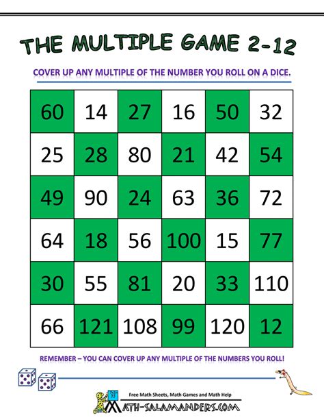 MATH GAMES .